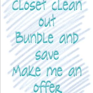 🎉CLOSET CLEAN OUT🎉